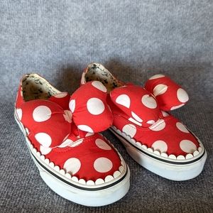 New VANS x DISNEY Minnie Mouse Bow Authentic Gore
